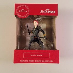hallmark marvel black widow christmas ornament new